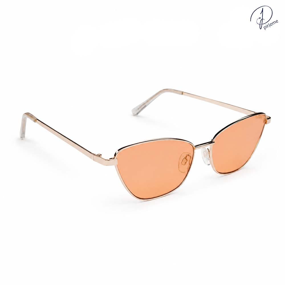 عینک آفتابی فریم فلزی طلایی Stradivarius اصل — تصویر ۳