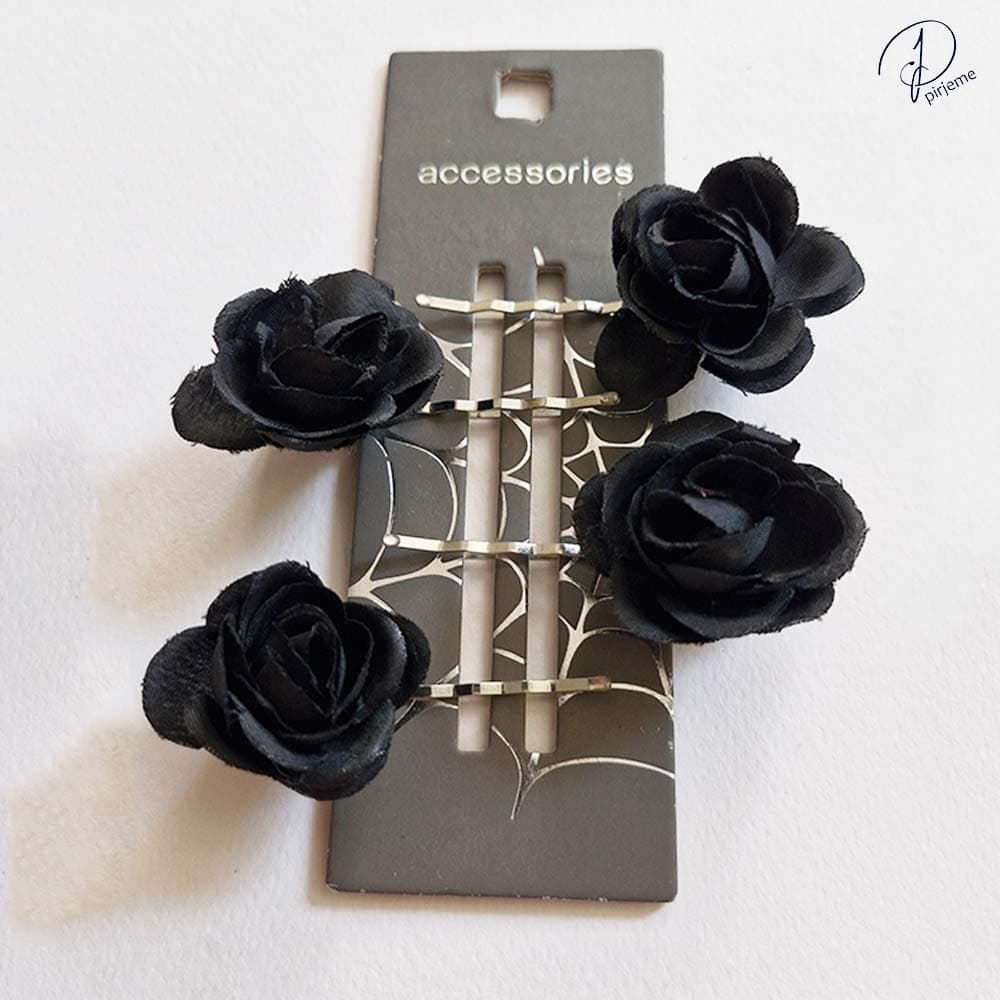 سنجاق سر دخترانه Accessories طرح گل 2 جفتی — تصویر ۲