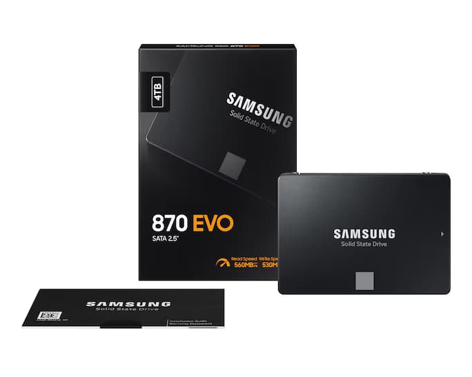 SSD سامسونگ 870 EVO ظرفیت 4 ترابایت — تصویر ۲