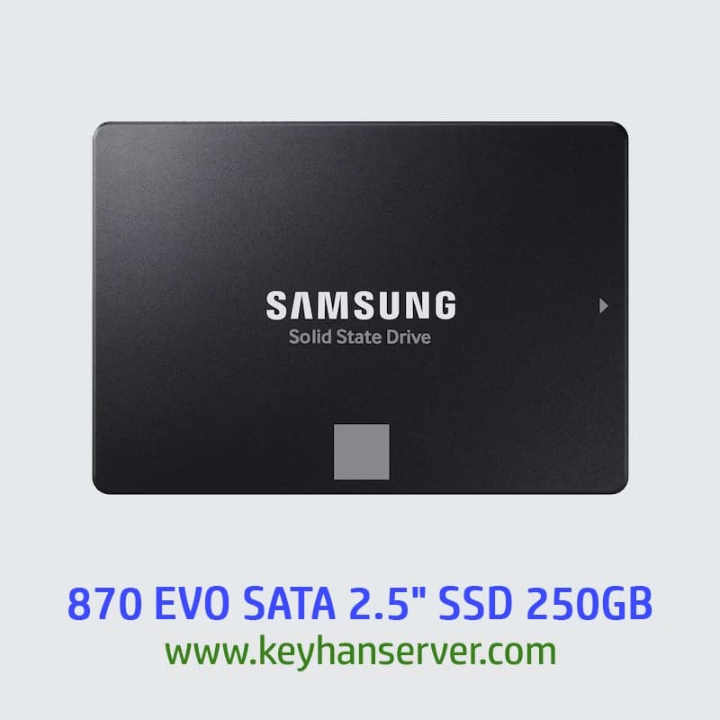 SSD سامسونگ 870 EVO ظرفیت 250 گیگابایت