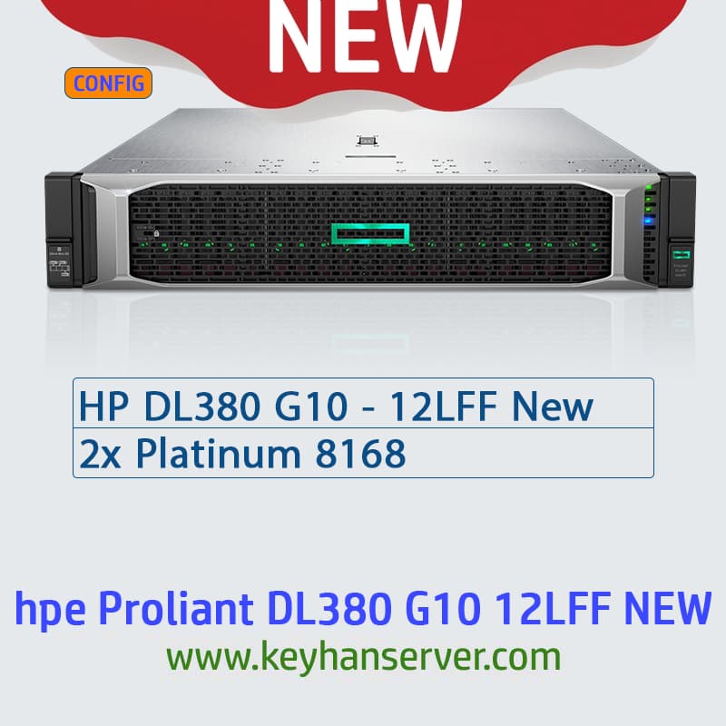 سرور اچ پی HP DL380 Gen10-12LFF