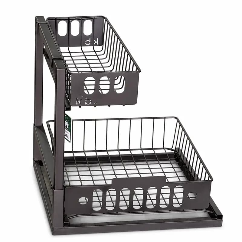 نظم دهنده زیر کابینت کشویی یک و نیم طبقه — تصویر ۳