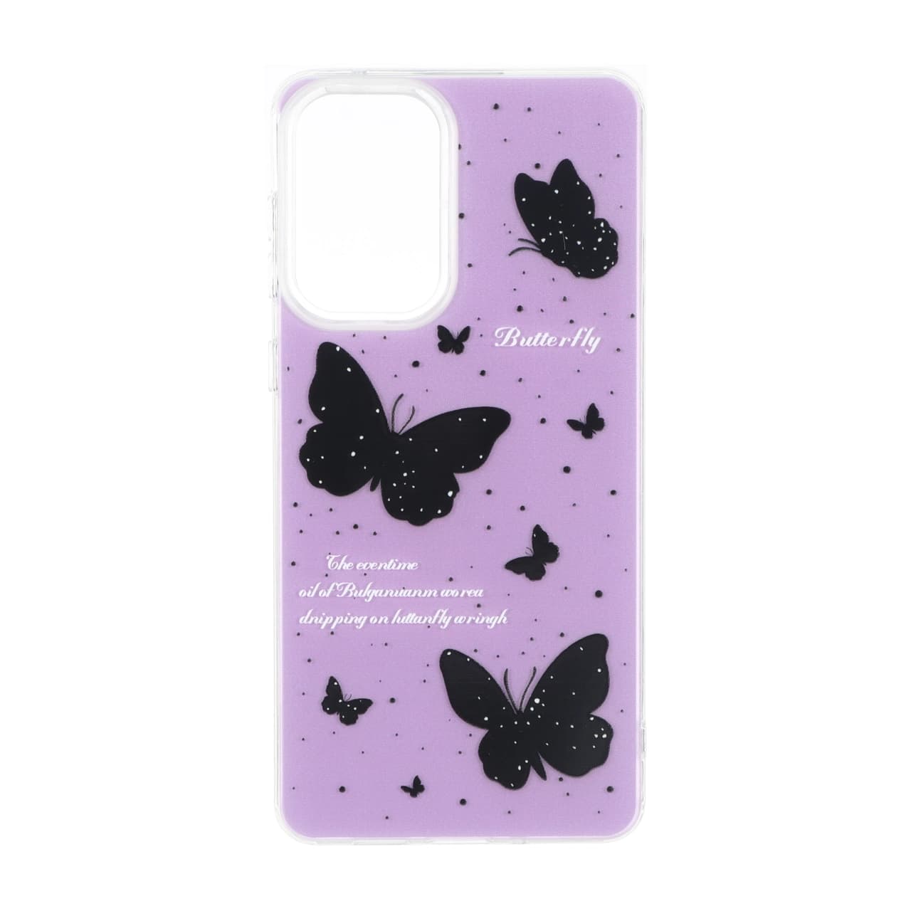 قاب دور ژله ای شفاف چاپ برجسته طرح دار Samsung Galaxy A73 – کد 168
