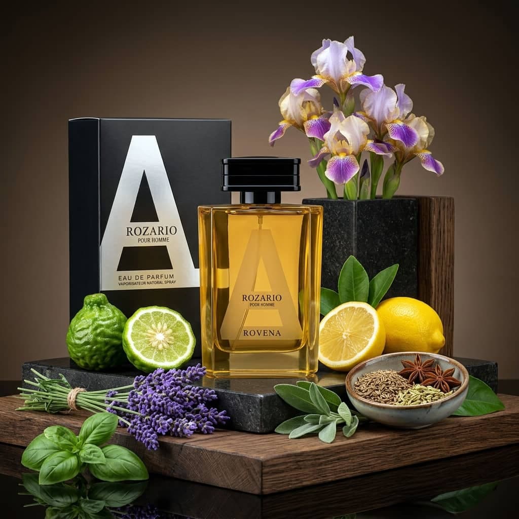 عطر ادکلن مردانه آزارو پورهوم روونا فرانسه مدل روزاریو (Rovena Rozario) حجم 100 میل — تصویر ۴