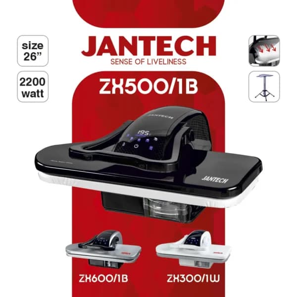 اتو پرس جانتک (ژانومه) مدل ZX500 با پایه تلسکوپی — تصویر ۳