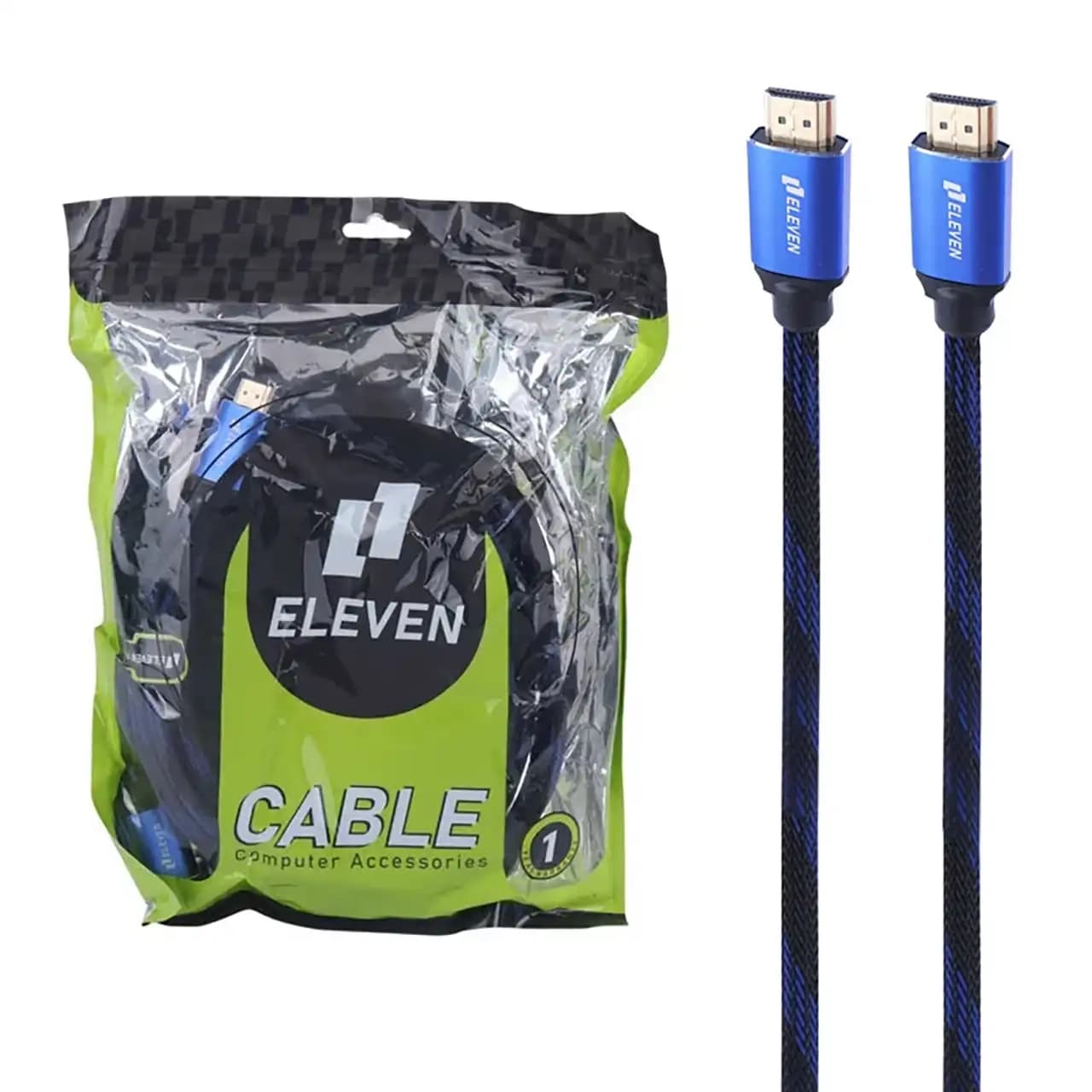 کابل 5 متری Eleven HDMI – آبی — تصویر ۲