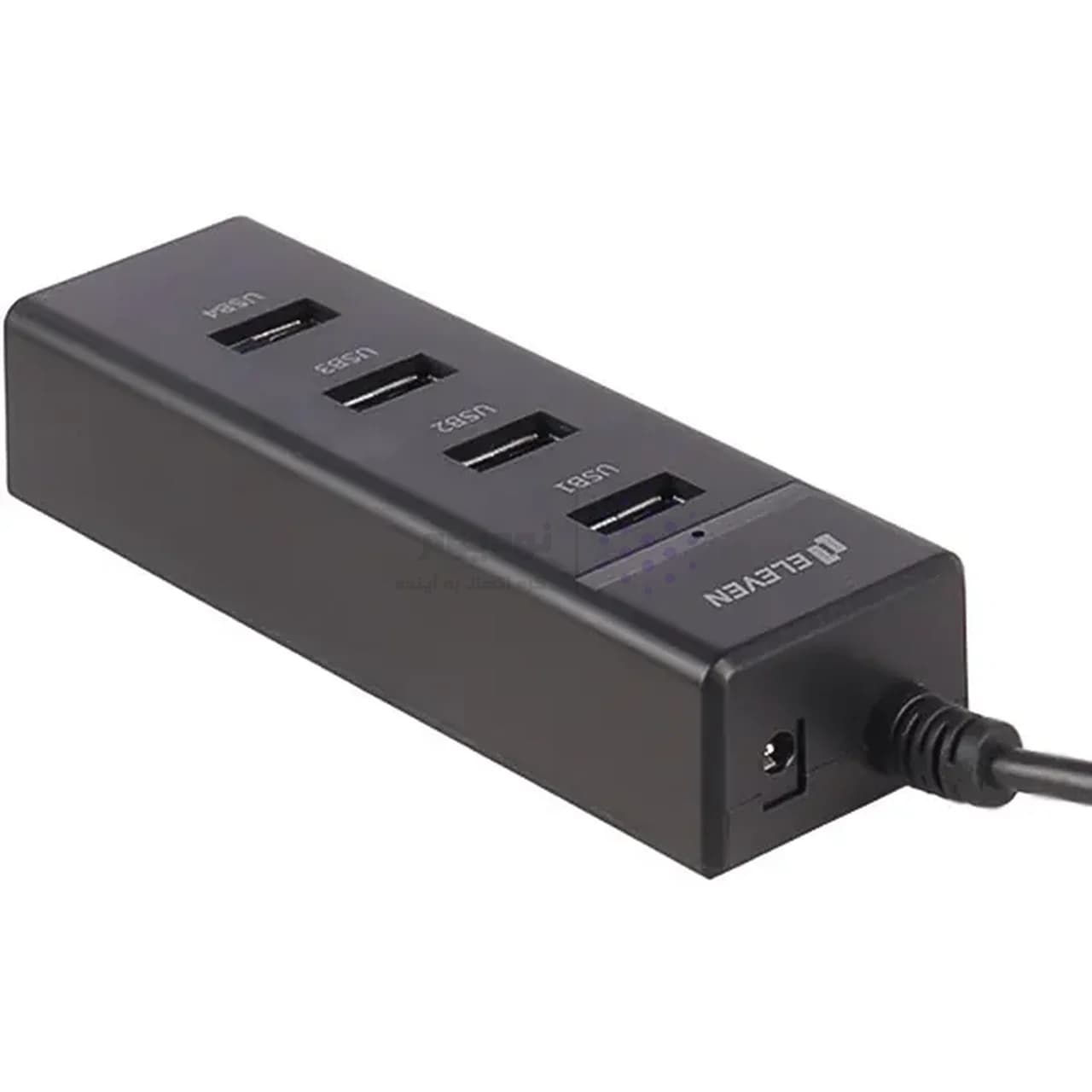 هاب 4 پورت Eleven USB2.0 مدل H201 – مشکی — تصویر ۳