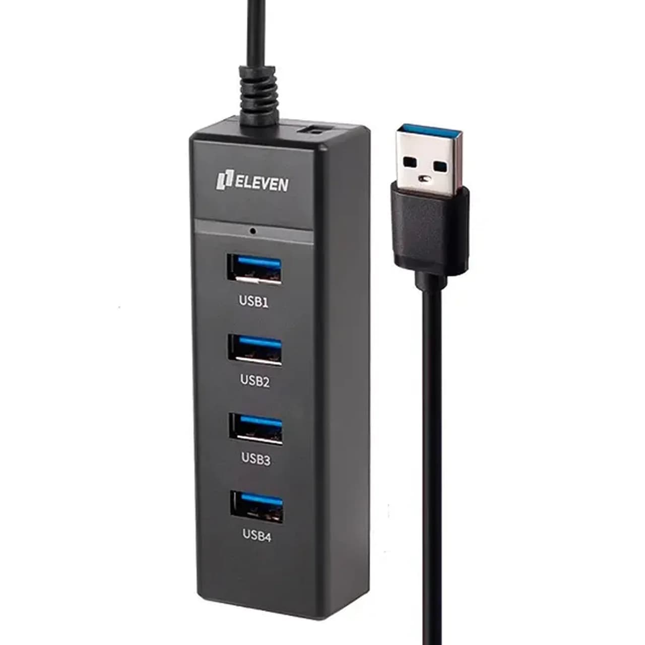 هاب 4 پورت Eleven USB2.0 مدل H201 – مشکی