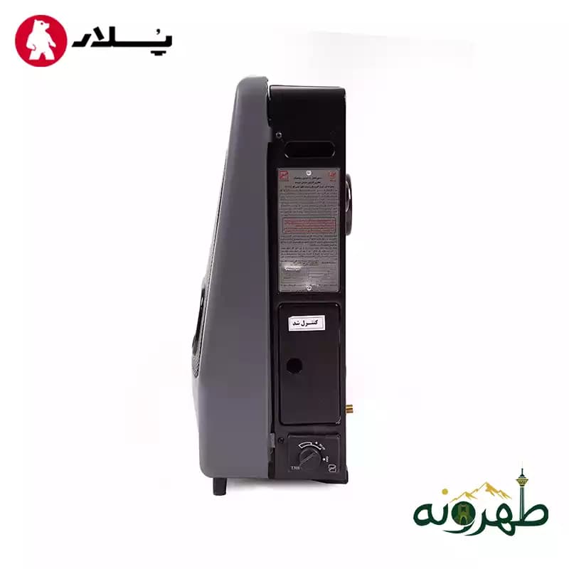 بخاری دودکش دار پلار مدل INVENT — تصویر ۵