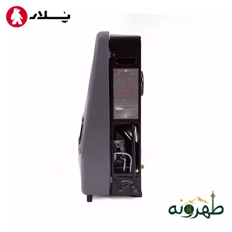 بخاری دودکش دار پلار مدل INVENT — تصویر ۴
