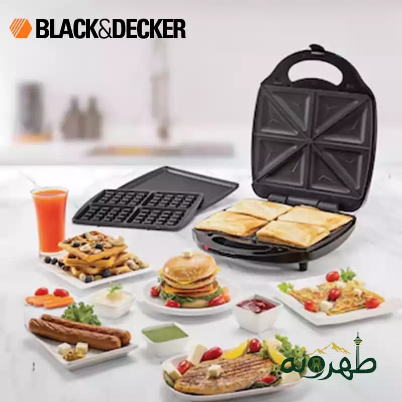 ساندویچ ساز بلک اند دکر مدل TS4130-B5 BLACK&DECKER — تصویر ۴