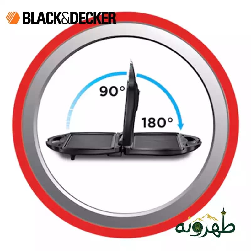 ساندویچ ساز بلک اند دکر مدل TS4130-B5 BLACK&DECKER — تصویر ۳