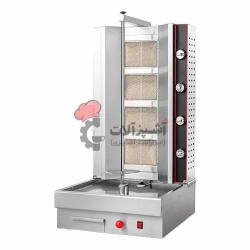 دستگاه کباب ترکی تک سیخ رومیزی خارجی