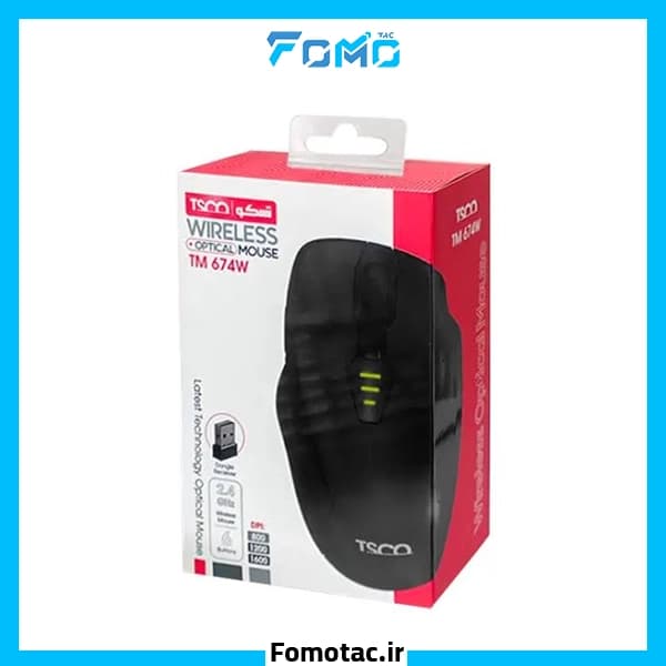 موس بی سیم تسکو (TSCO) مدل TM 674 W — تصویر ۵