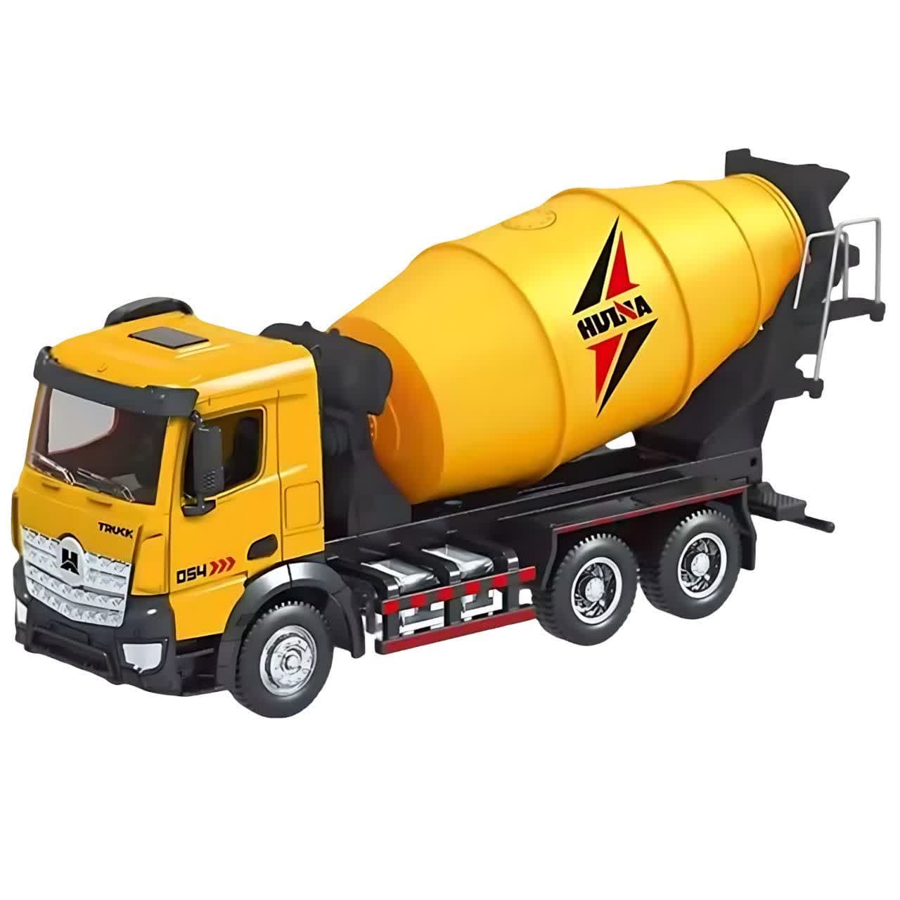 ماکت ماشین کامیون راهسازی میکسر فلزی هوینا کد HUINA MIXER TRUCK 1737