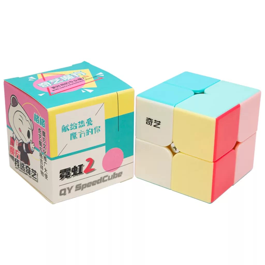 روبیک سرعتی (SpeedCube) 2×2 خودرنگ کد EQY763 برند QVTOYS — تصویر ۵