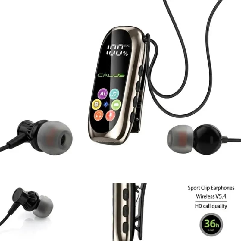 هندزفری بلوتوثی گیرهای کالوس اورجینال مدل Calus NK Clip — تصویر ۳