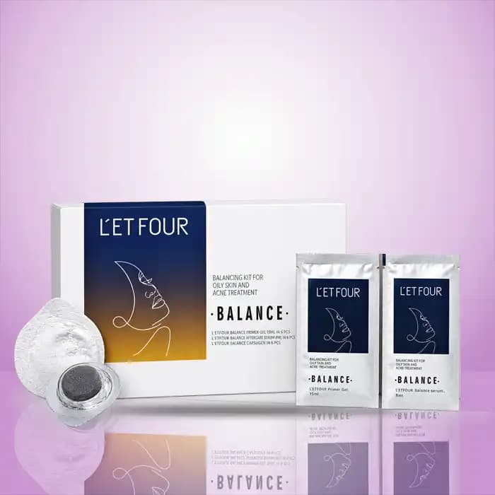 کیت پلاژن بالانس لتفور | LET FOUR Balance برای پوست چرب و مستعد جوش