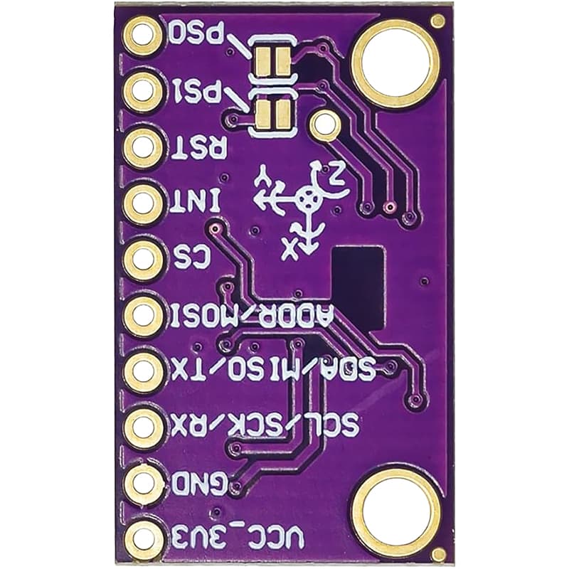 ماژول IMU و AHRS سریال I2C نه محوره BNO080 — تصویر ۳