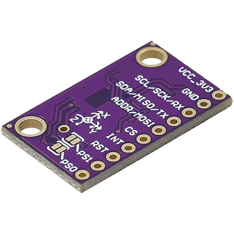 ماژول IMU و AHRS سریال I2C نه محوره BNO080 — تصویر ۴