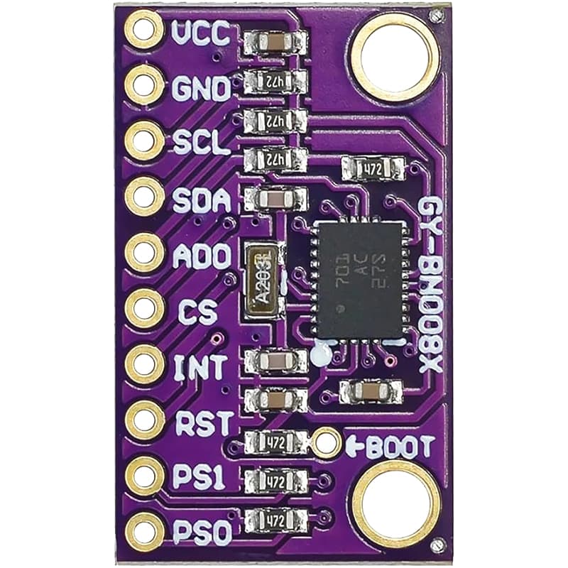 ماژول IMU و AHRS سریال I2C نه محوره BNO080 — تصویر ۲