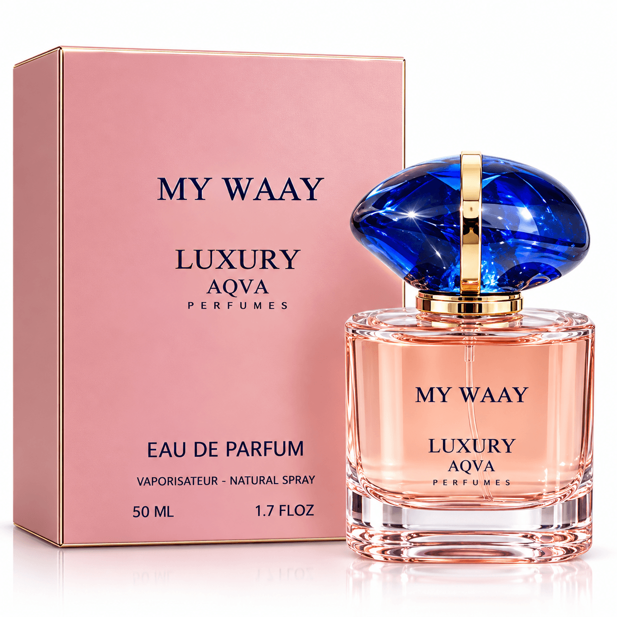 ادو پرفیوم زنانه لاکچری آکوا مدل My Way حجم 50 میلی لیتر