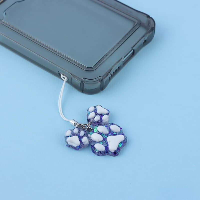 آویز فلش و موبایل رزینی طرح پنجه گربه کد ME-34 — تصویر ۵