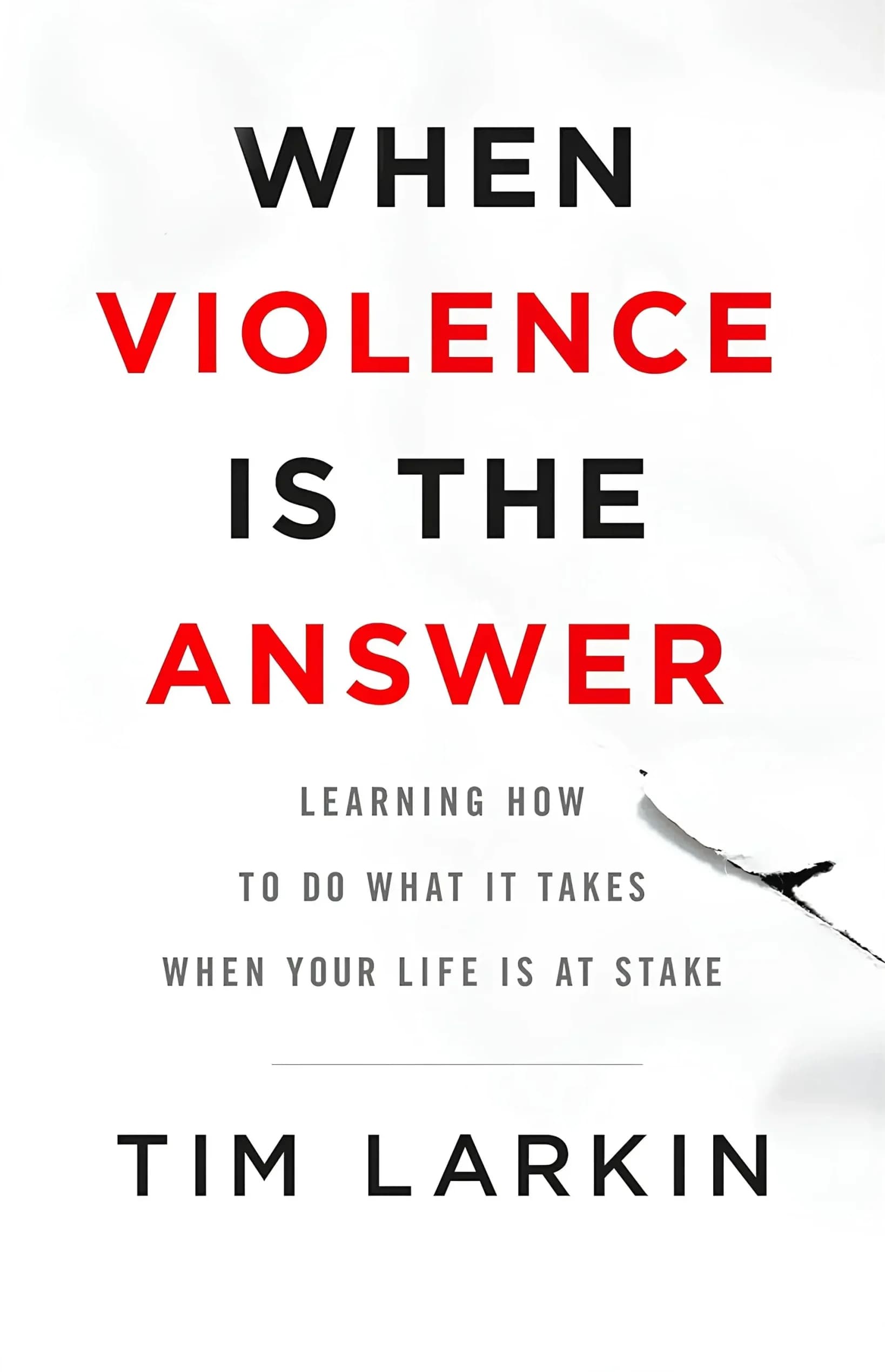 کتاب وقتی خشونت پاسخ است (When Violence Is the Answer) نسخه انگلیسی PDF | تیم لارکین