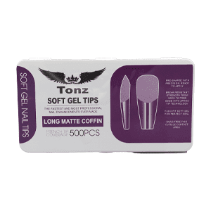 تیپ ژلیکس ناخن 500عددی مدل گلدانی Tonz
