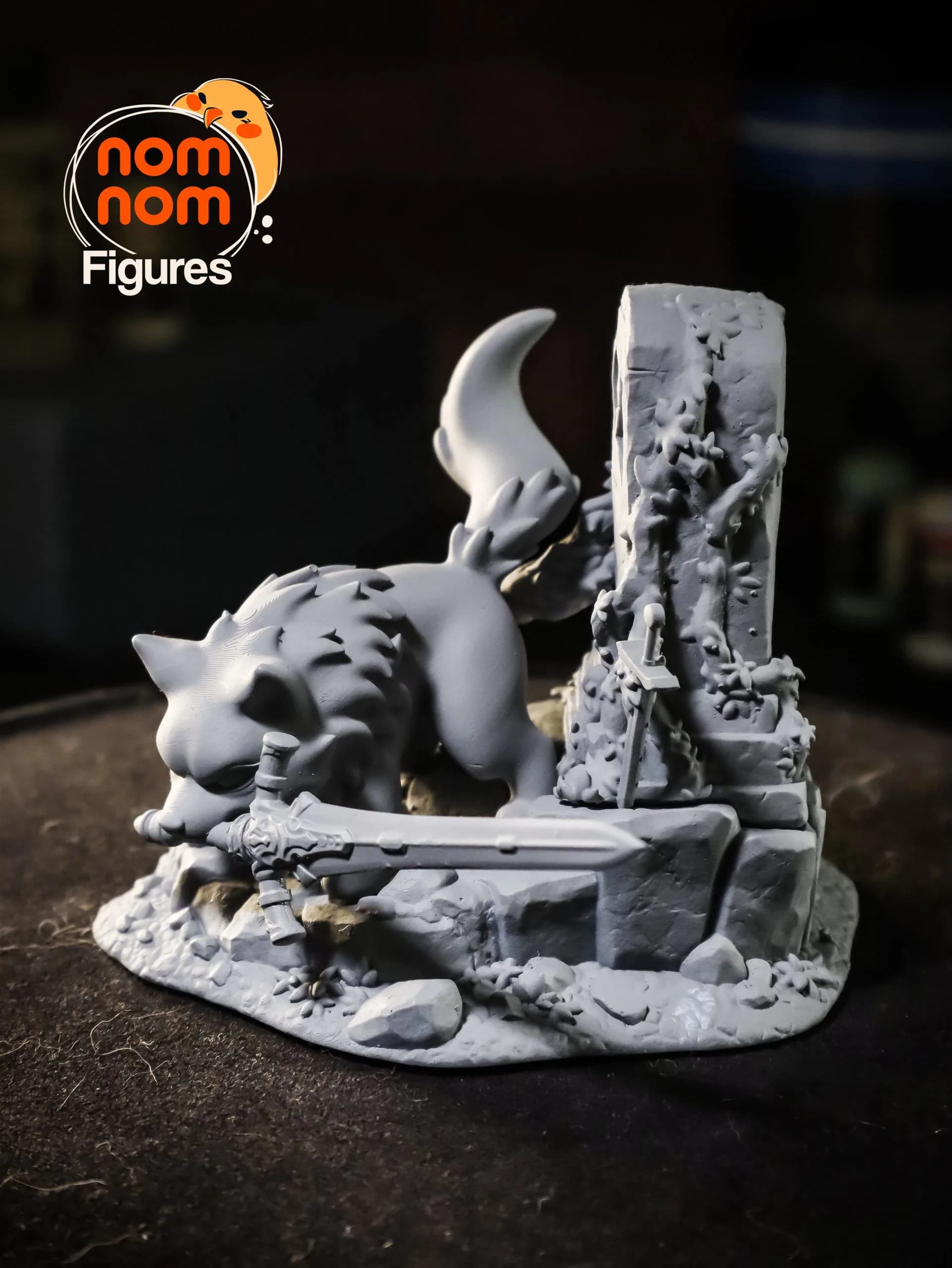 سیب چیبی گرگ خاکستری | chibi great grey wolf sif — تصویر ۸