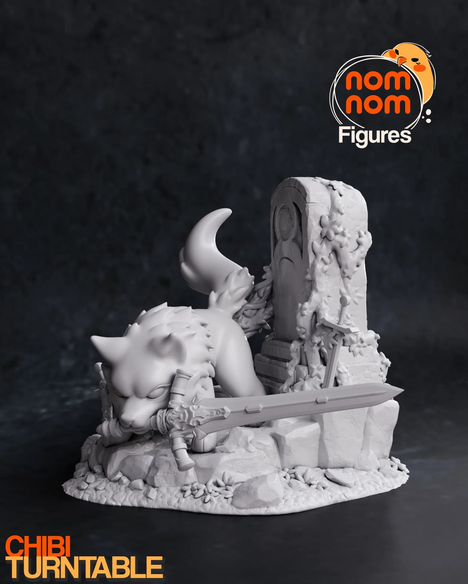 سیب چیبی گرگ خاکستری | chibi great grey wolf sif — تصویر ۴