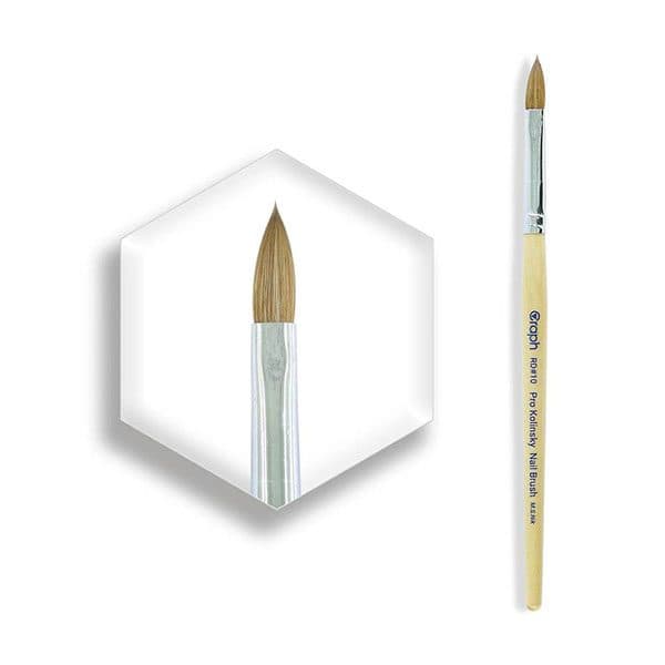 قلم کاشت ناخن اشکی گراف شماره10 Graph Acrylic Nail Brush