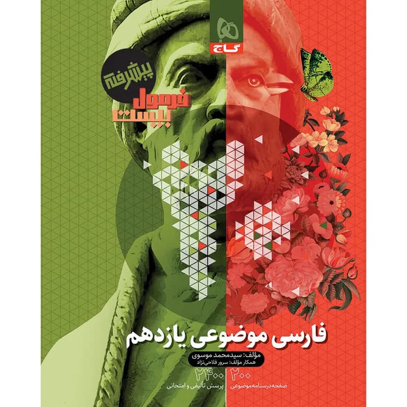 کتاب فارسی موضوعی یازدهم فرمول بیست اثر محمد موسوی انتشارات بین المللی گاج