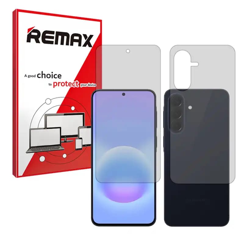 گلس مات پشت و رو سامسونگ Galaxy A57 5G مدل هیدروژلی برند ریمکس