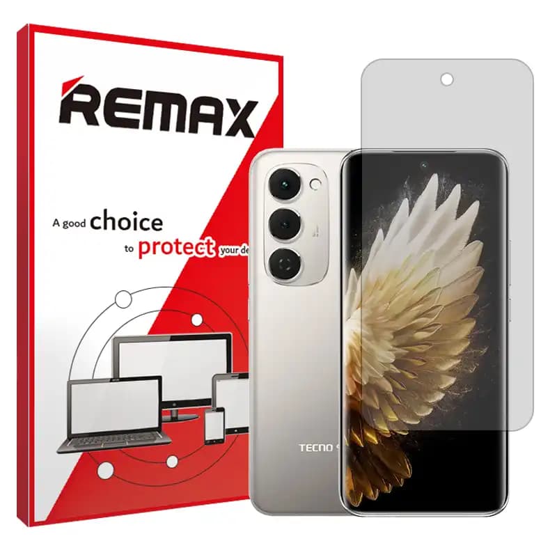 گلس تکنو Spark 40 Pro Plus مدل هیدروژلی شفاف برند ریمکس