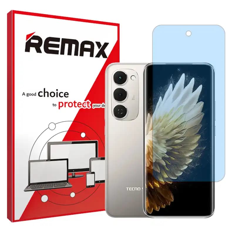 گلس مات محافظ چشم تکنو Spark 40 Pro Plus مدل هیدروژلی مات آنتی بلو برند ریمکس