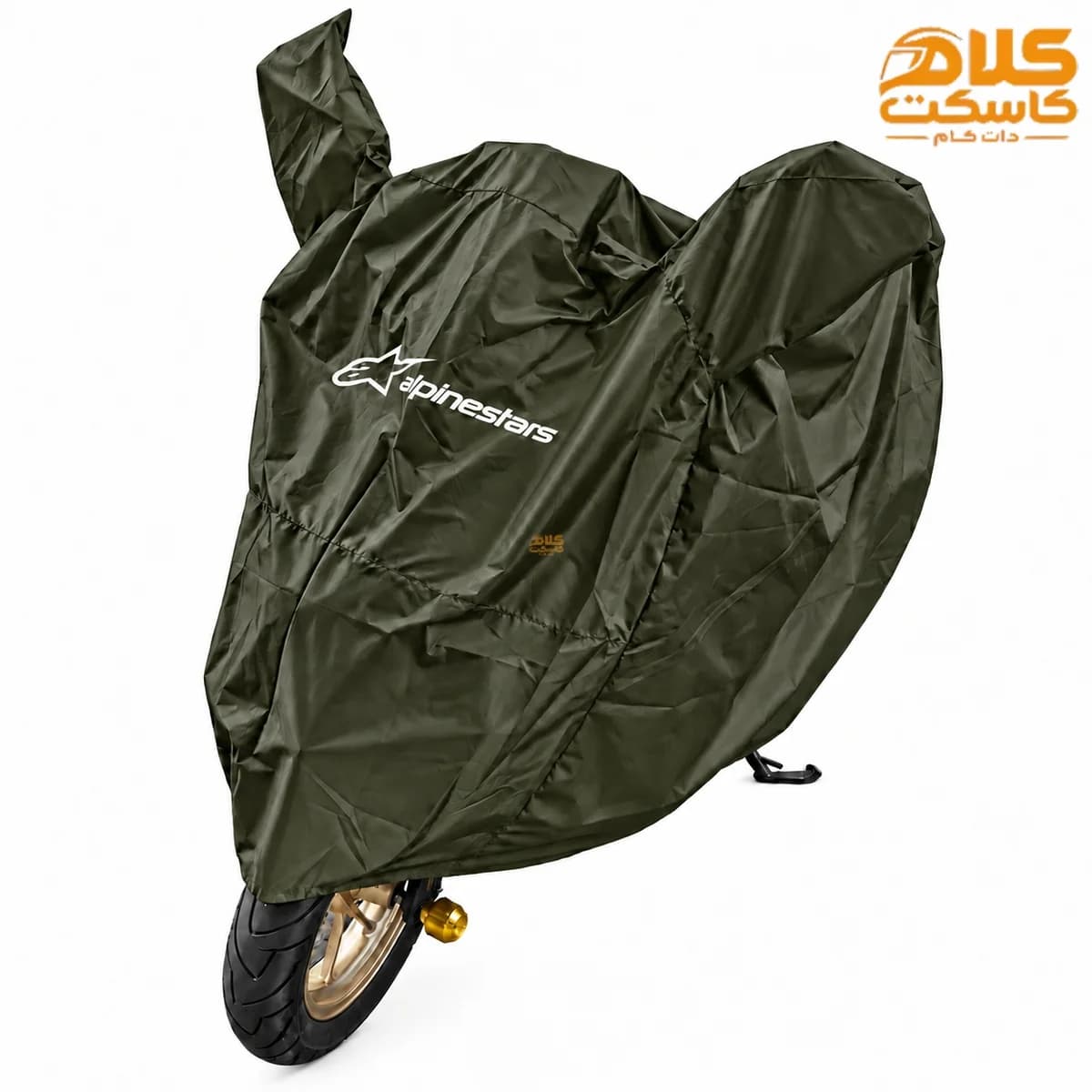 چادر موتورسیکلت ضد آب سبز برند alpinestars — تصویر ۲
