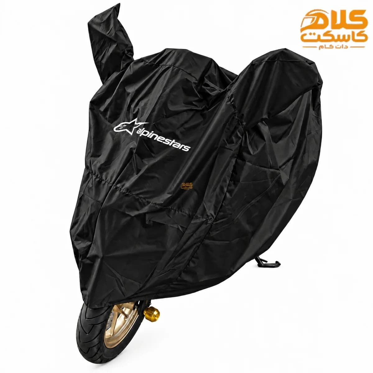 چادر موتورسیکلت مشکی ضد آب برند alpinestars — تصویر ۲