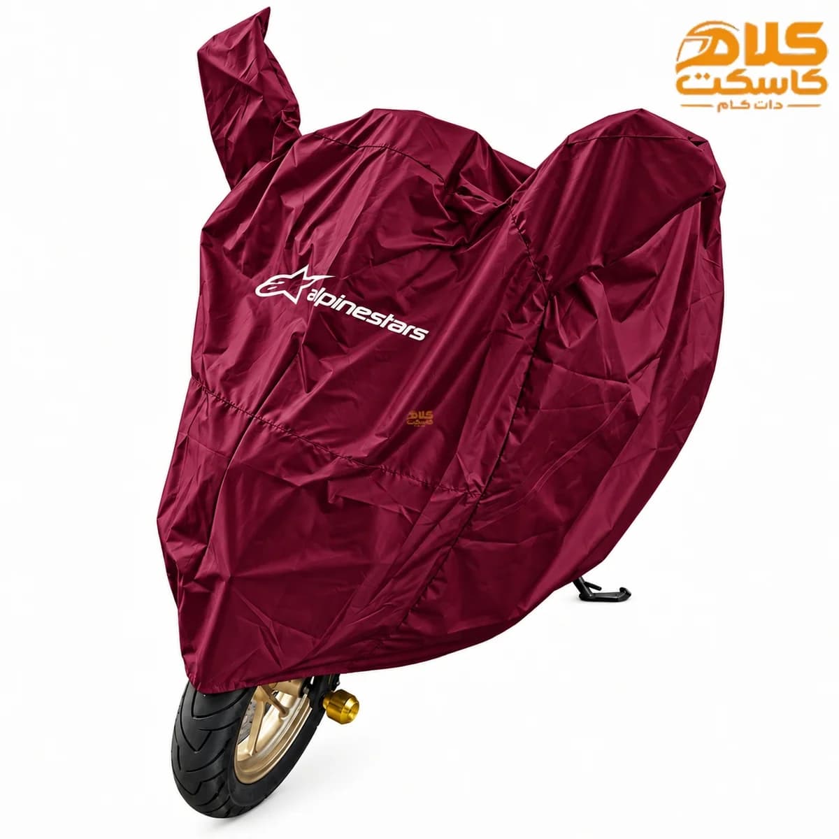 چادر موتور سیکلت ضد آب قرمز برند alpinestars — تصویر ۲