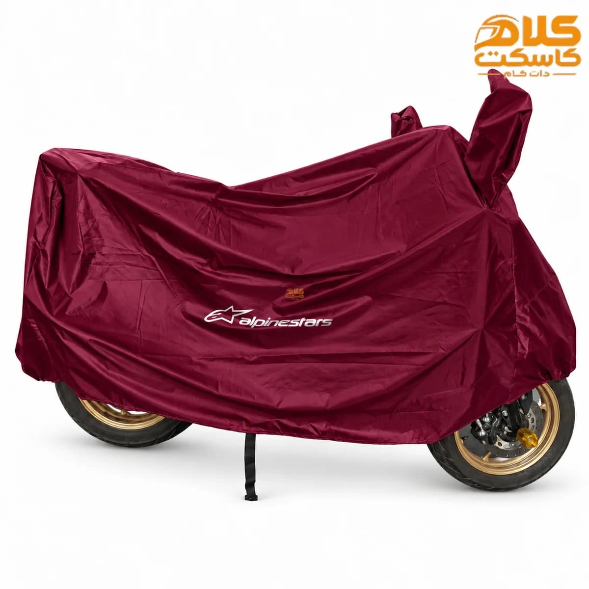 چادر موتور سیکلت ضد آب قرمز برند alpinestars