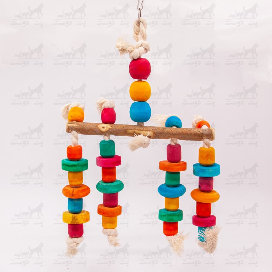 اسباب بازی چوبی پرنده کد 4424