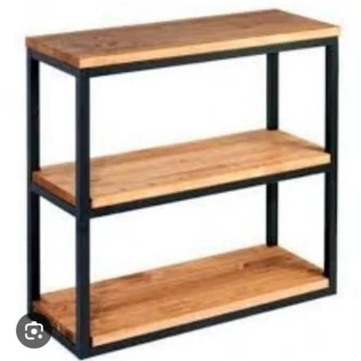 استند جاکفشی فلزی چوبی بیتا مبلمان اورلین مدل 975112