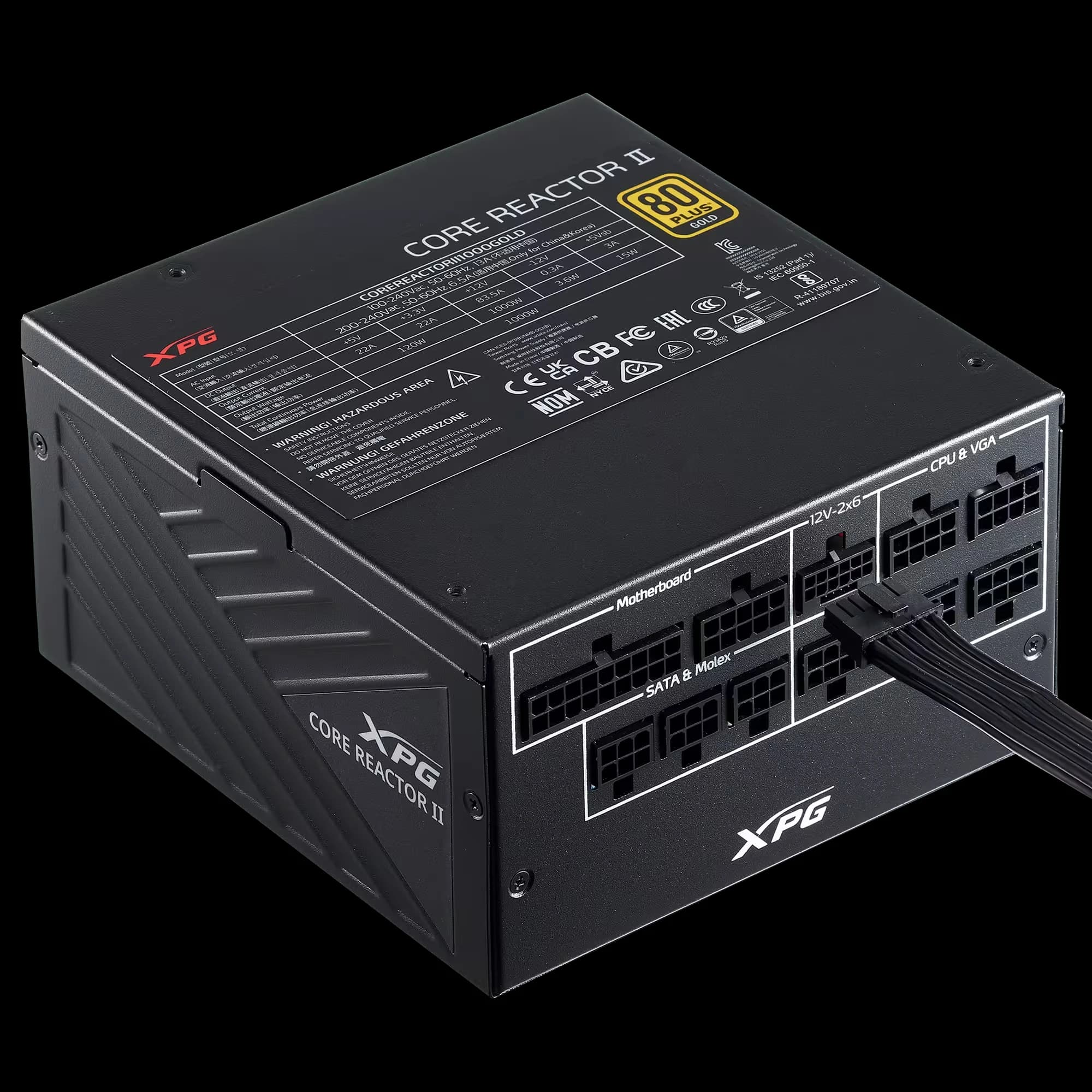 پاور 850 وات ADATA مدل XPG CORE REACTOR II 850G-BKCEU