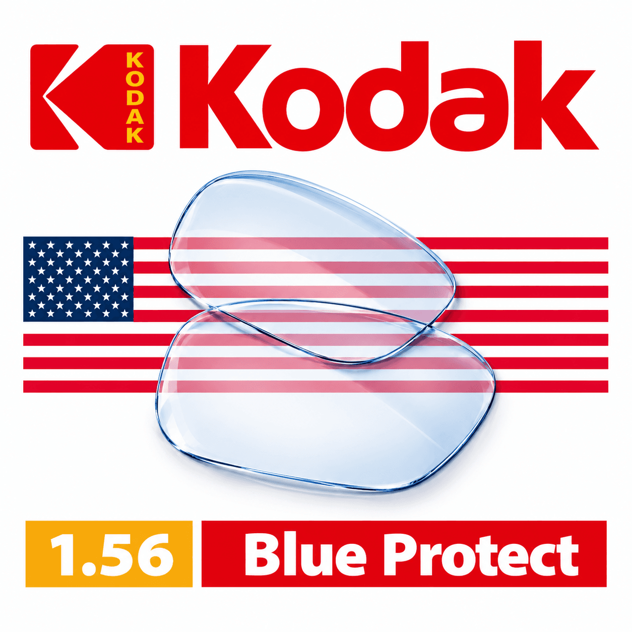عدسی 1.56 بلو کنترل کداک | KODAK