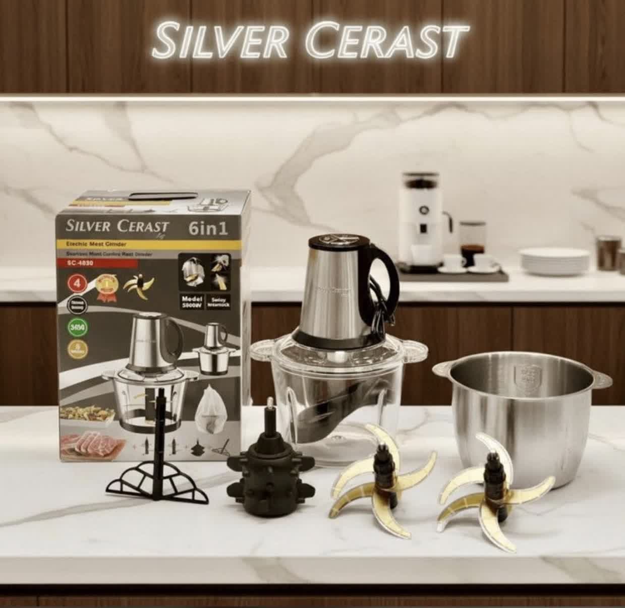 خردکن دو ظرف سیلور کرست مدل SC-4030 دوازده تیغه