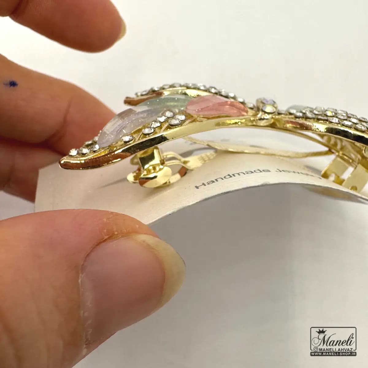گیره سر مستر کوالتی نگین دار طرح پاپیون — تصویر ۶