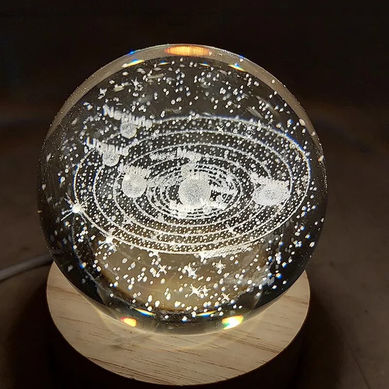 گوی چراغ خواب سیاره ها سایز متوسط 36737 (کد13)
