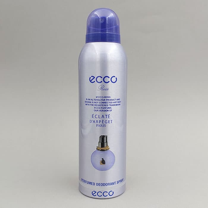 عمده فروشی اسپری خوشبو کننده بدن اکو ecco مدل ECLATE حجم 200 میل 90547