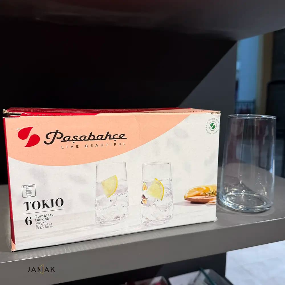 لیوان پاشاباغچه مدل توکیو کد 420410 بسته 6 عددی — تصویر ۴
