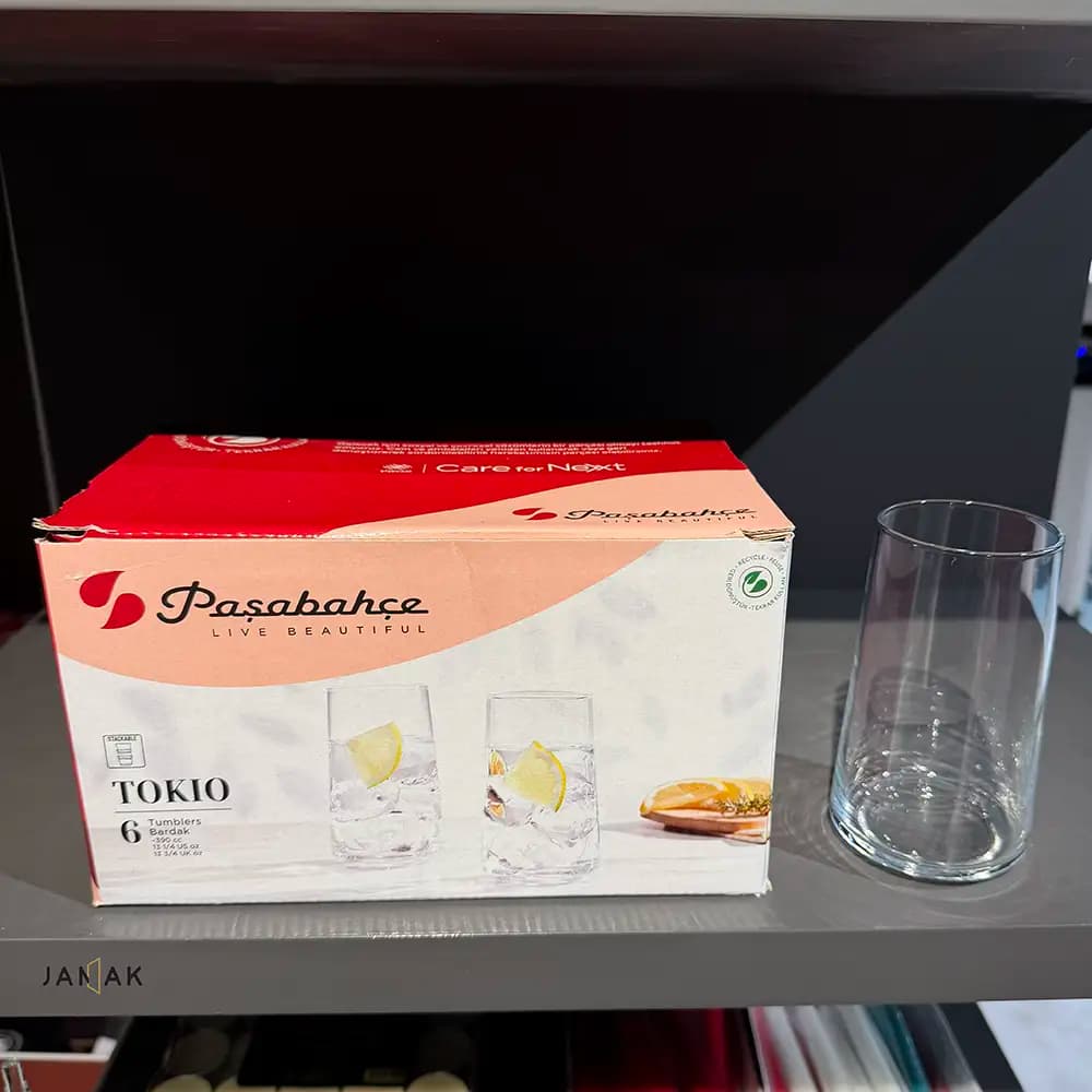 لیوان پاشاباغچه مدل توکیو کد 420410 بسته 6 عددی — تصویر ۳
